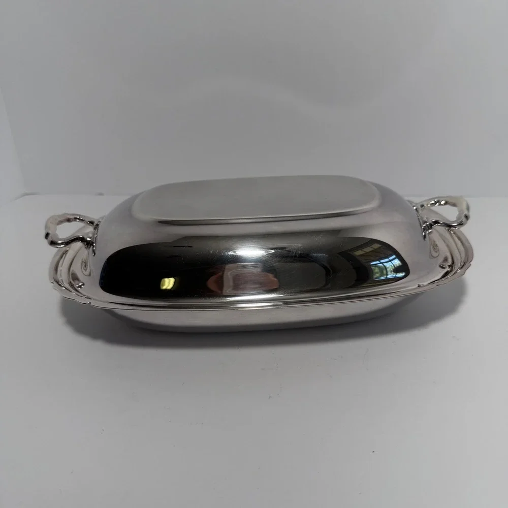 Reed & Barton Mayflower 5001 Silverplate Double Vegetable Serving Dish
